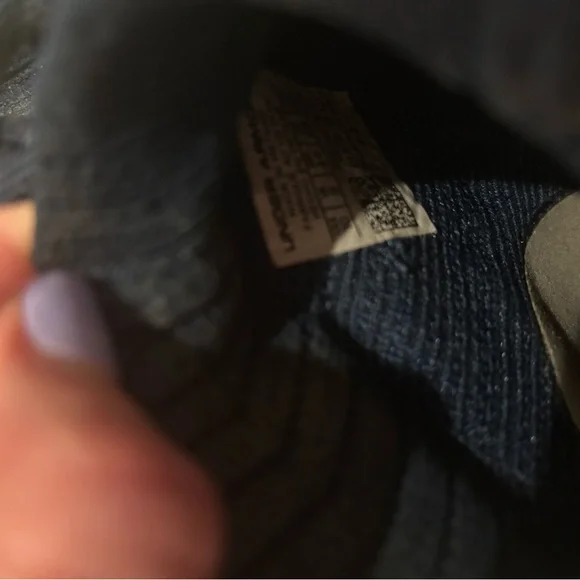 Under Armour Project Rock Navy Blue Sneakers - Picture 4 of 4